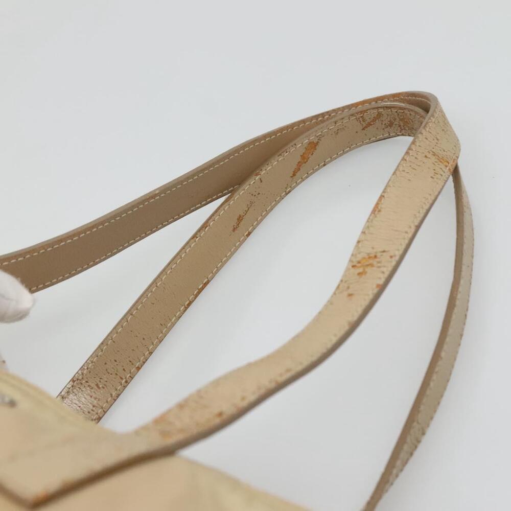 PRADA Tote Bag Nylon Beige Silver - Picture 8 of 9